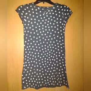 Art Class Girl's Black Flower Dress Size Large (10/12)